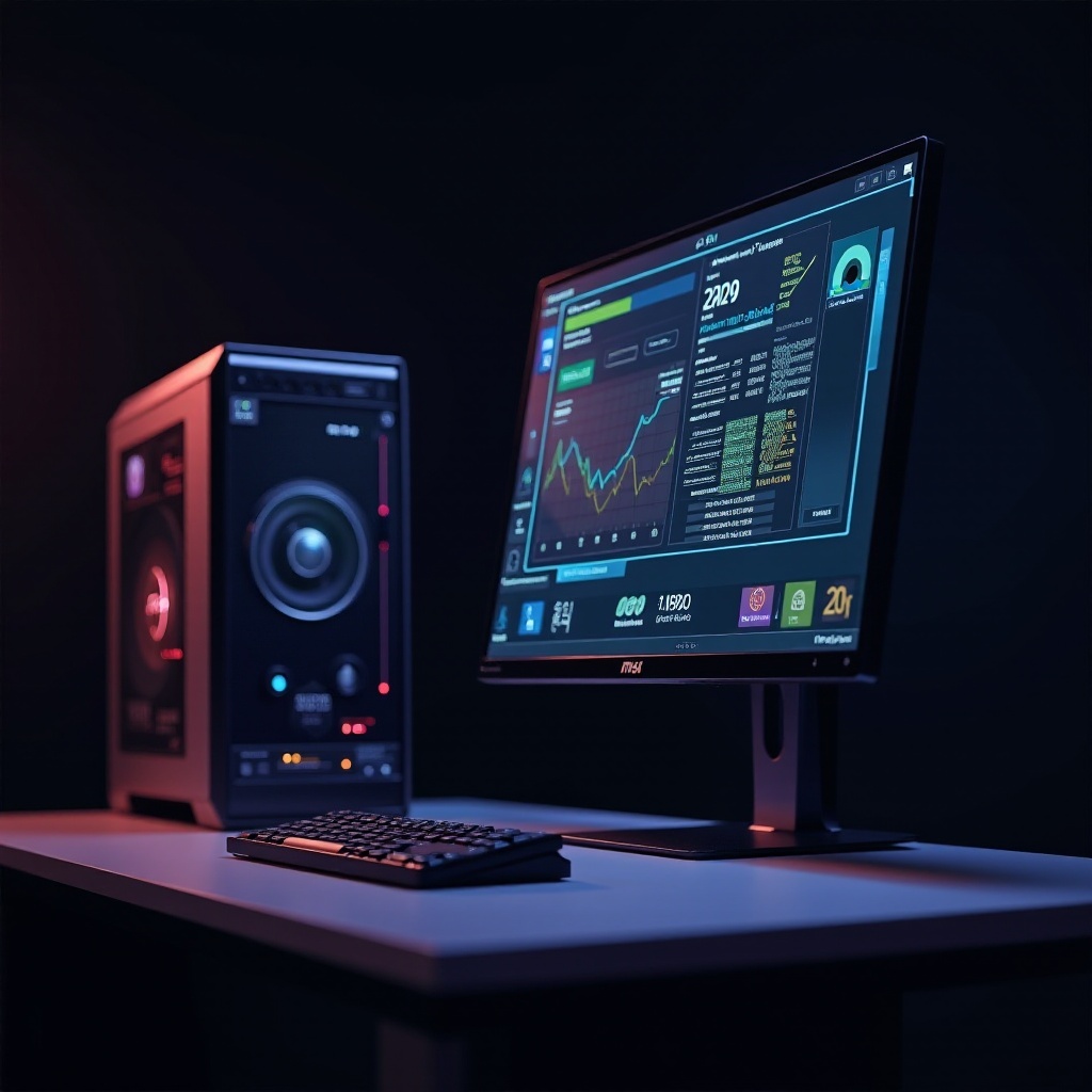 monitorowanie podkręcania za pomocą MSI Afterburner