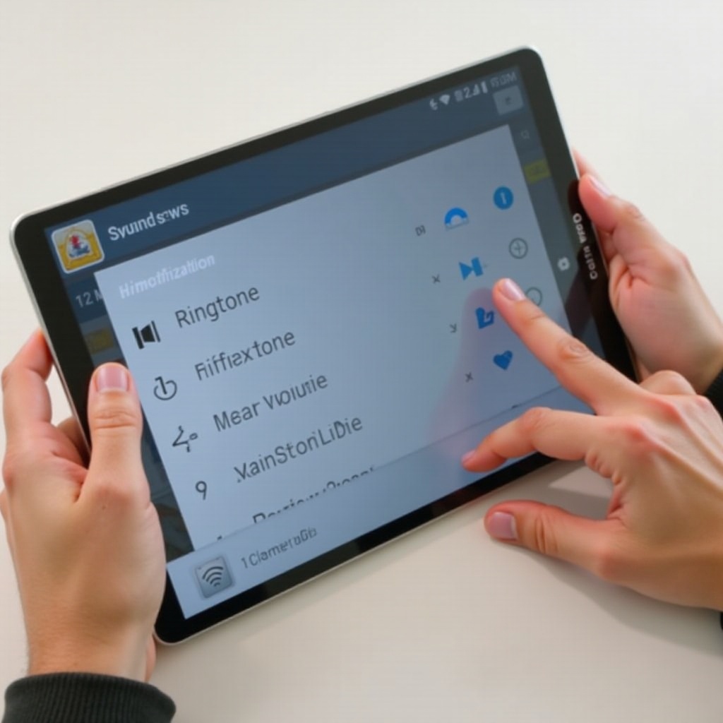 pisahkan volume notifikasi dan volume nada dering tablet samsung