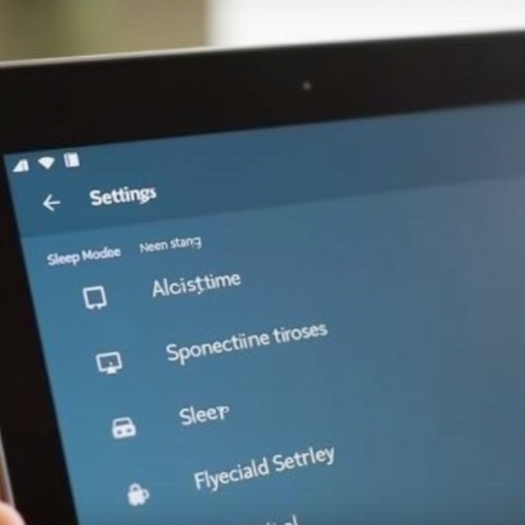 samsung clock turn off sleep mode on tablet